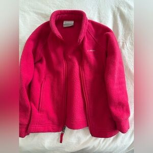 Columbia Bright Pink Fleece Jacket